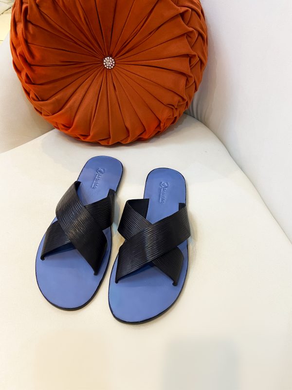 NATHAN Crisscross Slippers