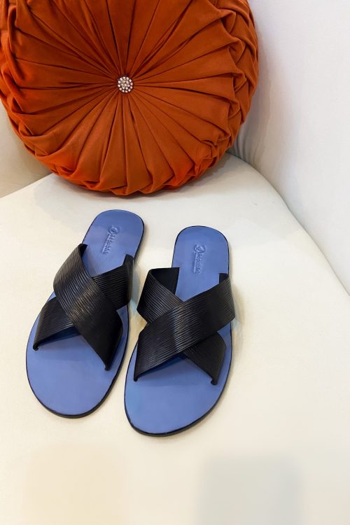 NATHAN Crisscross Slippers