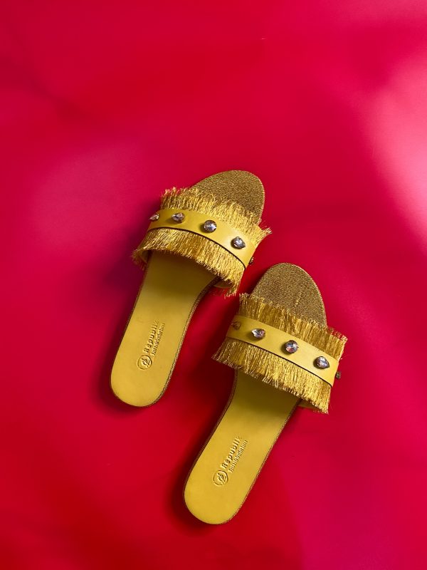 ABENI Fringe Stoned Flats - Image 3