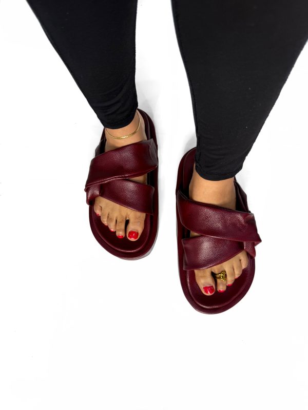 AISE Platform Leather Slippers - Image 4