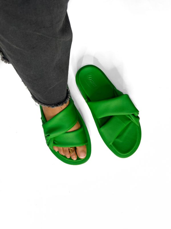 AISE Platform Leather Slippers - Image 11