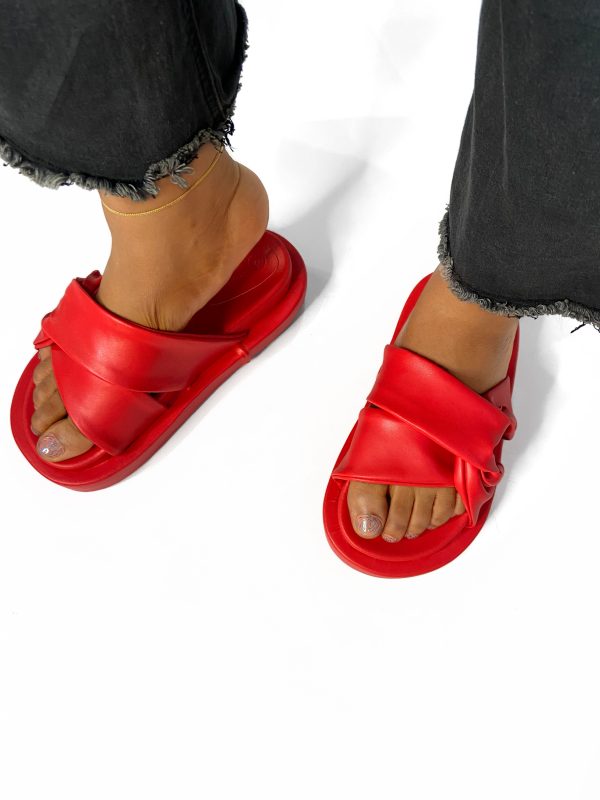 AISE Platform Leather Slippers - Image 8