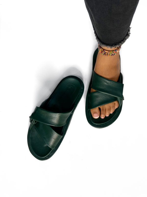 AISE Platform Leather Slippers - Image 6