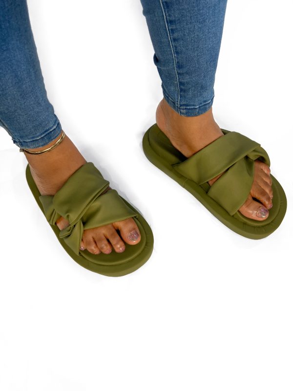 AISE Platform Leather Slippers - Image 3