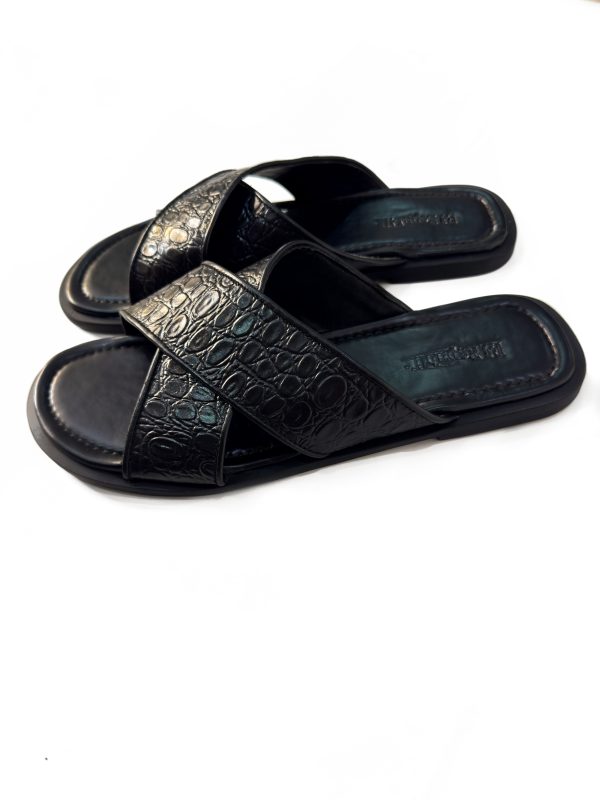EDWIN Crisscross Croc Slippers - Image 4